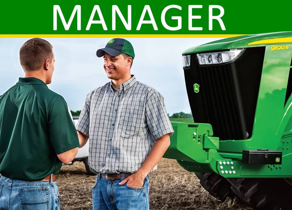 Менеджер по продаже сельскохозяйственной техники John Deere Менеджер по продаже сельскохозяйственной техники John Deere